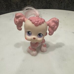 LPS #225 Pink Poodle 2004 Authentic Toy HasbroCollector Littlest Pet Shop Figure